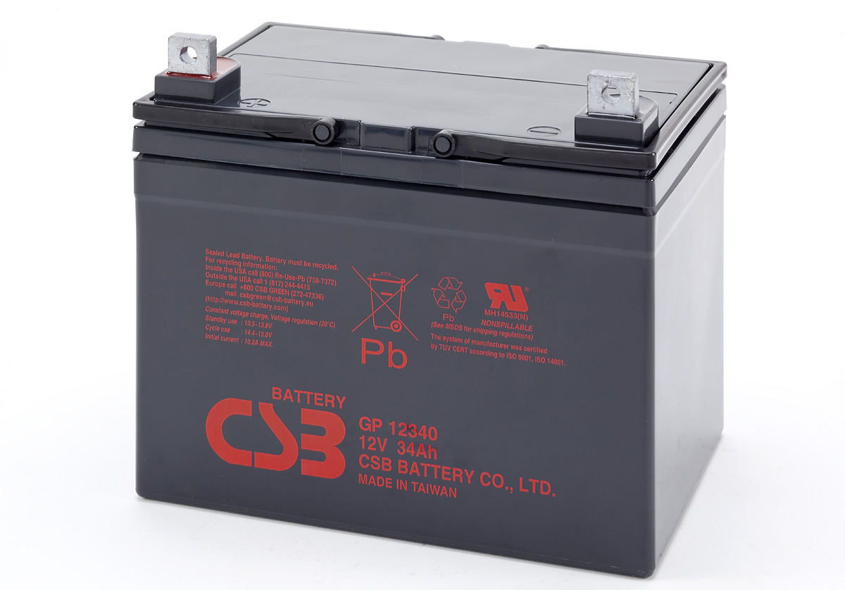 台湾希世比CSB GP12340 12V34AH蓄电池 UPS/EPS应急灯专用蓄电池 UPS电源蓄电池,蓄电池价格,CSB铅酸免维护蓄电池,直流屏蓄电池,GP12340
