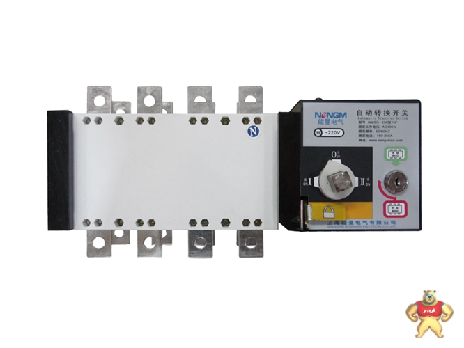 隔离型双电源自动转换开关 NMSG-250A/4P PC级 能曼电气 转换开关,NMSG-250A/4P,隔离型双电源,隔离型双电源自动转换开关,PC级双电源