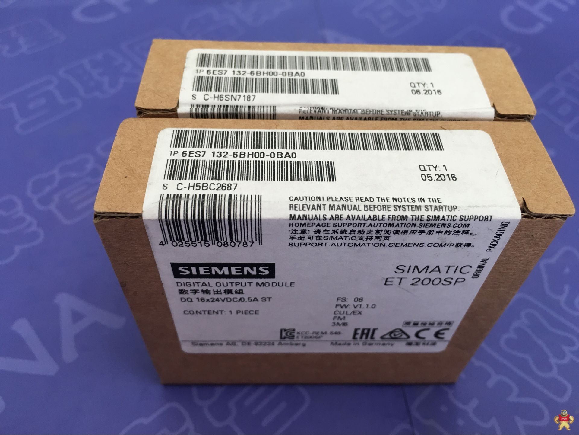 6ES71326BH000BA0 西门子DQ 16X24VDC/0,5A ST 全新原装未开封[品牌 价格 图片 报价]易卖工控网