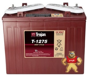 Trojan电瓶-美国邱健蓄电池T-1275深循环电池